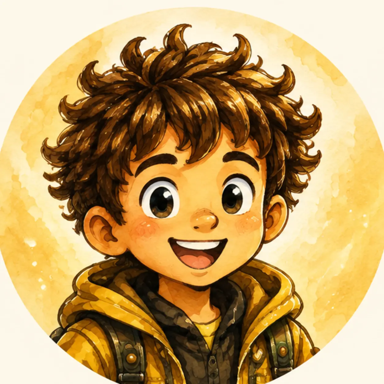 B, the gold-coated Be Brave hero